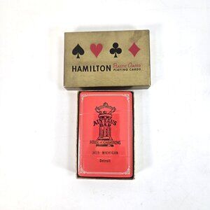 Alytaus Bar Detroit Michigan Vintage Hamilton Playing Cards Sealed Pack